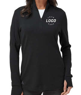 Adidas Women's 3-Stripes Recycled Quarter Zip Sweatshirt