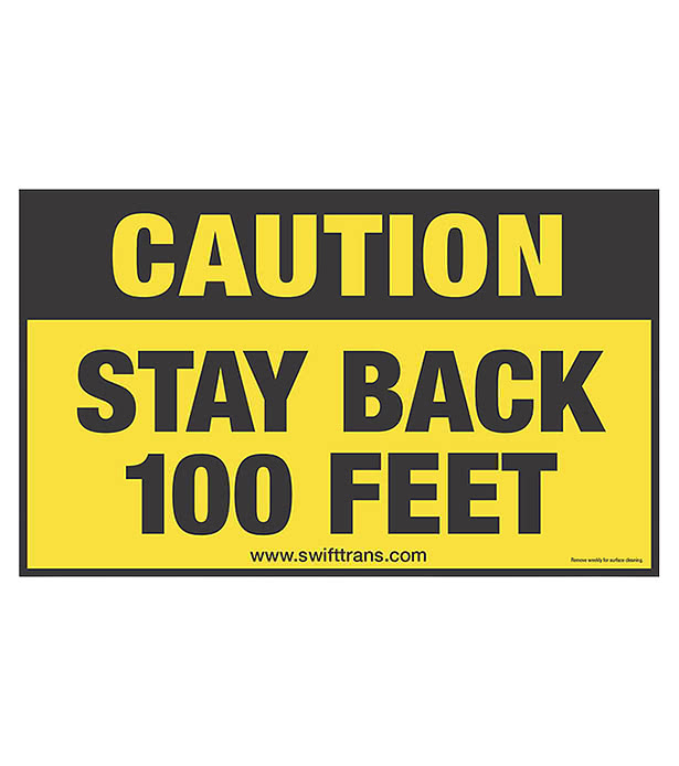 Car Sign Small Rectangle Magnet