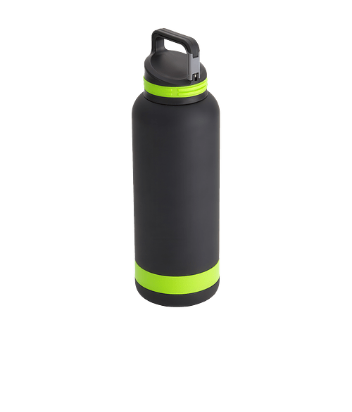 Full Color 25 oz. Trenton Stainless Steel Insulated Water Bottle in Green