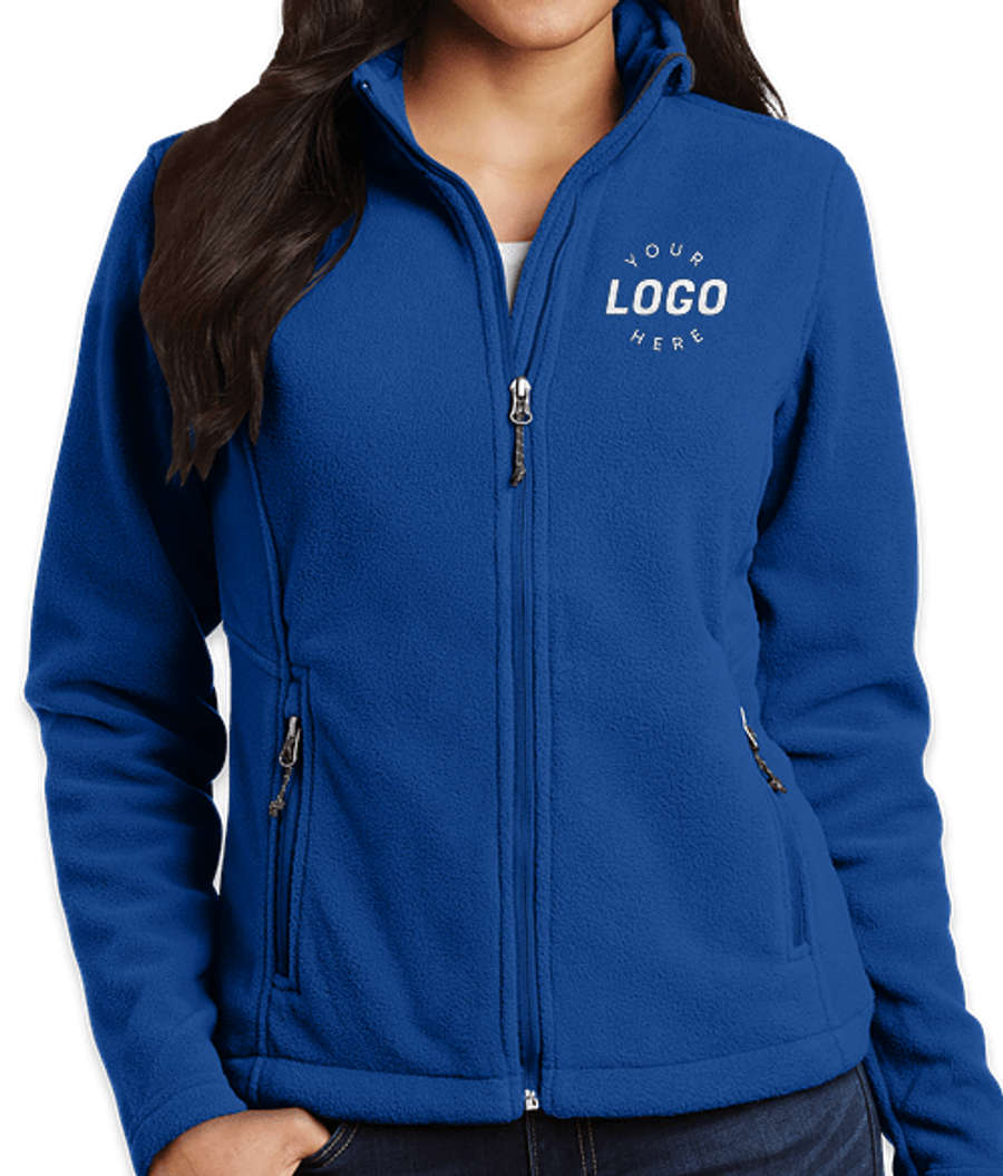Port Authority Women's Value Fleece Jacket - Embroidered in True Royal