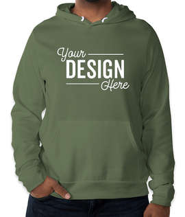 Bella + Canvas Ultra Soft Pullover Hoodie - Color: Military Green