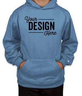 Badger Performance Pullover Hoodie - Color: Columbia Blue
