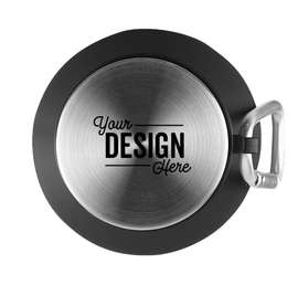 Laser Engraved 18 oz. Zigoo Silicone Collapsible Bottle - Color: Black