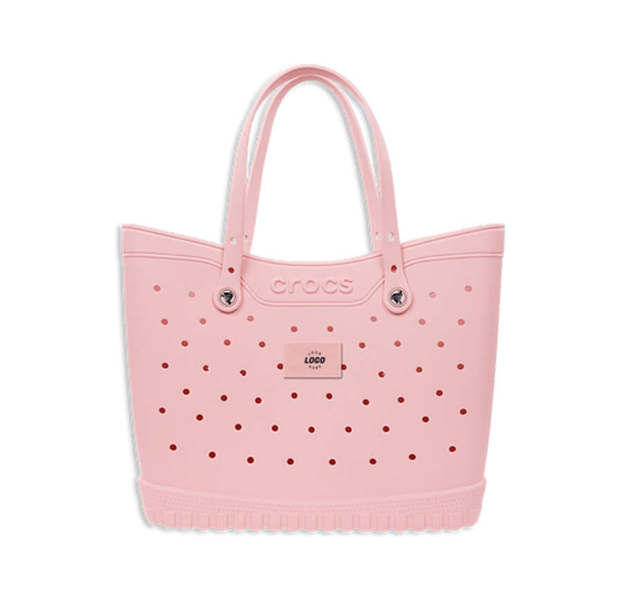 Crocs Classic Large Tote Bag in Powder Pink