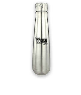 16 oz. Svelte Stainless Steel Insulated Water Bottle - Color: Stainless Steel