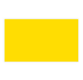 Full Color Business Card Magnet - .019" - Color: Yellow