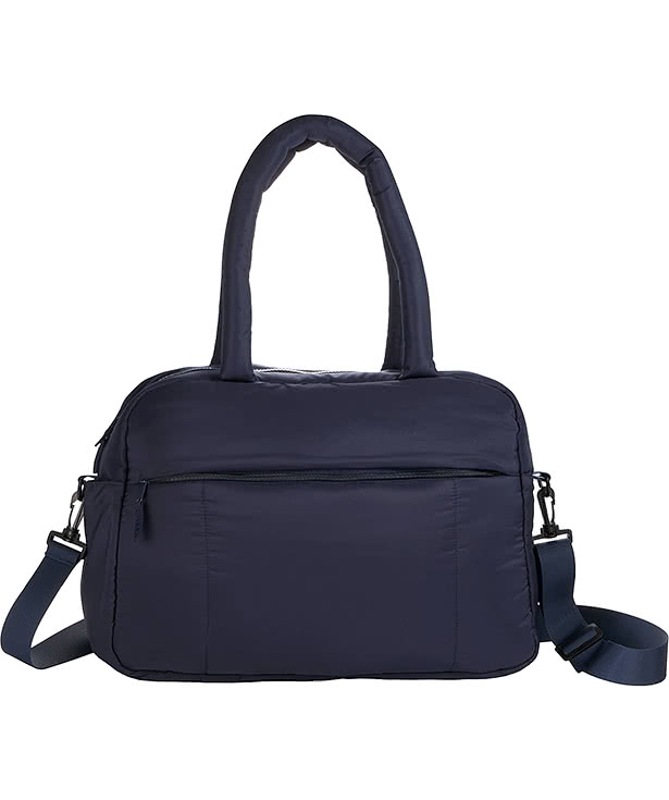 Full Color Puffer Recycled Duffel Bag