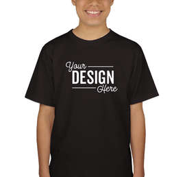 Canada - Gildan Youth 100% Cotton T-shirt - Color: Black