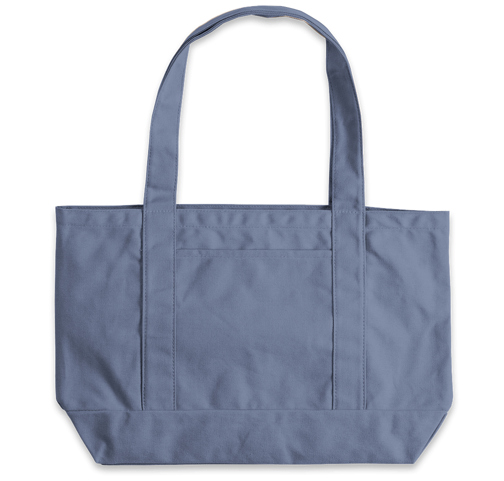 Large Midweight Gusseted Pigment Dyed Tote Bag-default