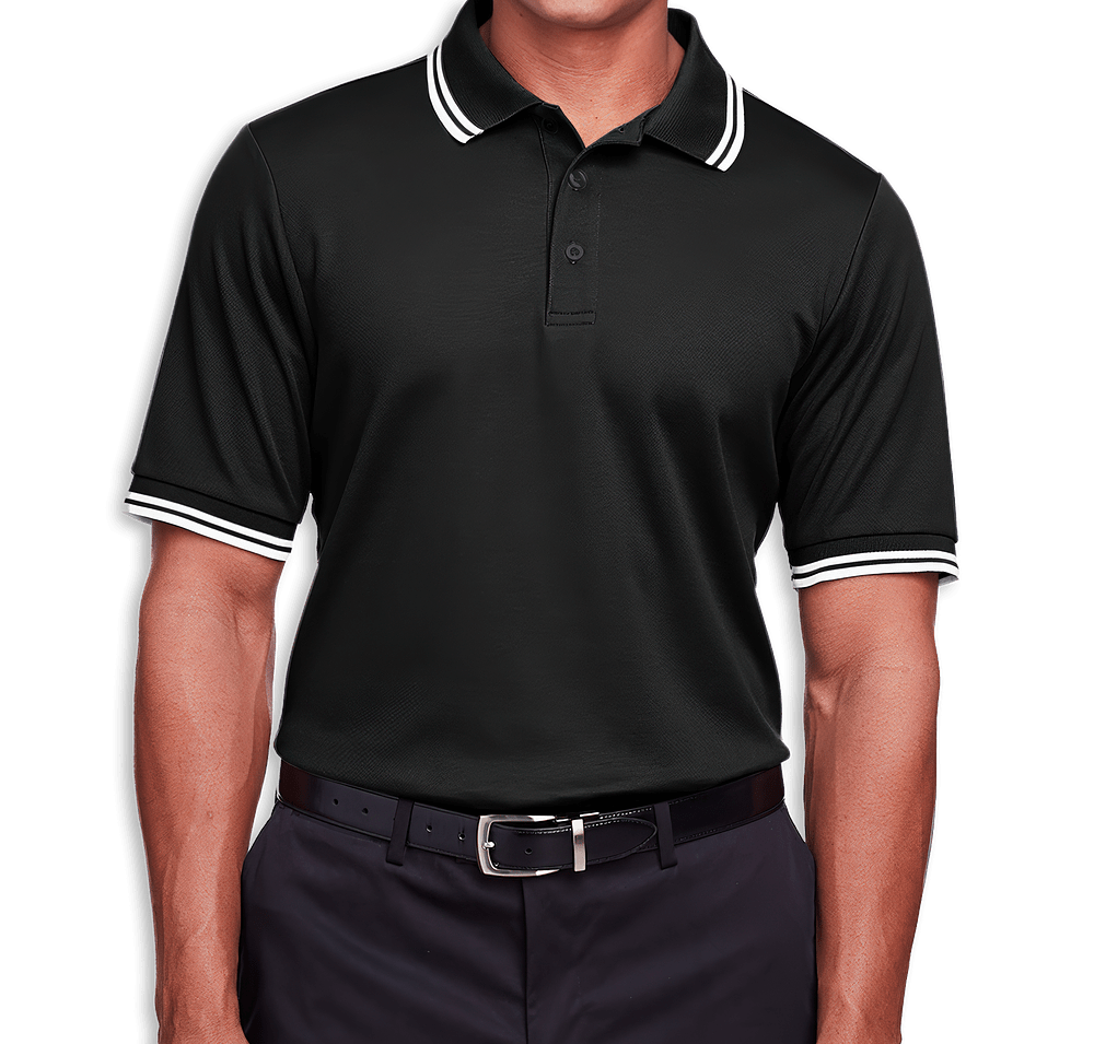 Devon & Jones CrownLux Plaited Tipped Performance Polo-default