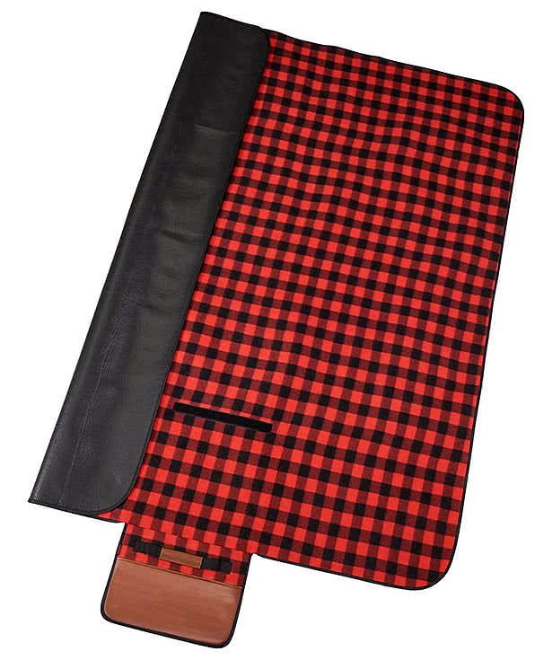 Debossed Field & Co. Buffalo Check Picnic Blanket