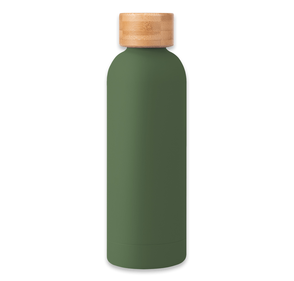 17 oz. Blair Stainless Steel Water Bottle with Bamboo Lid-default
