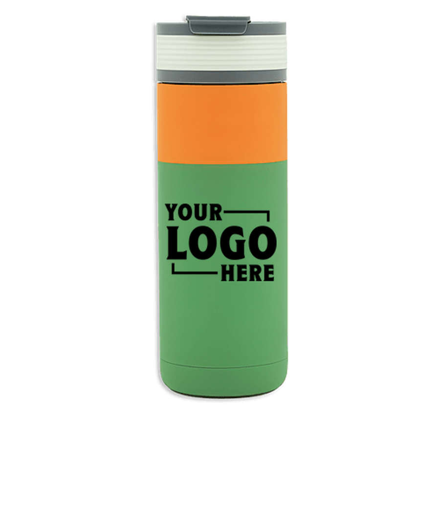 Asobu 20 oz. Aspen 2-in-1 Stainless Steel Insulated Water Bottle in Pastel Real Green