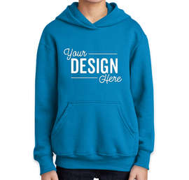 Port & Company Youth Core Pullover Hoodie - Color: Sapphire