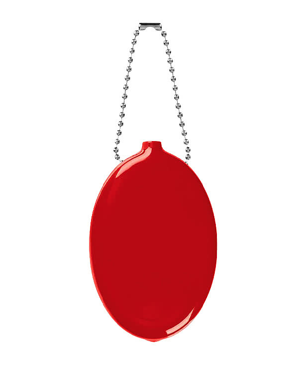 Full Color Old School Squeeze Coin Pouch Keychain