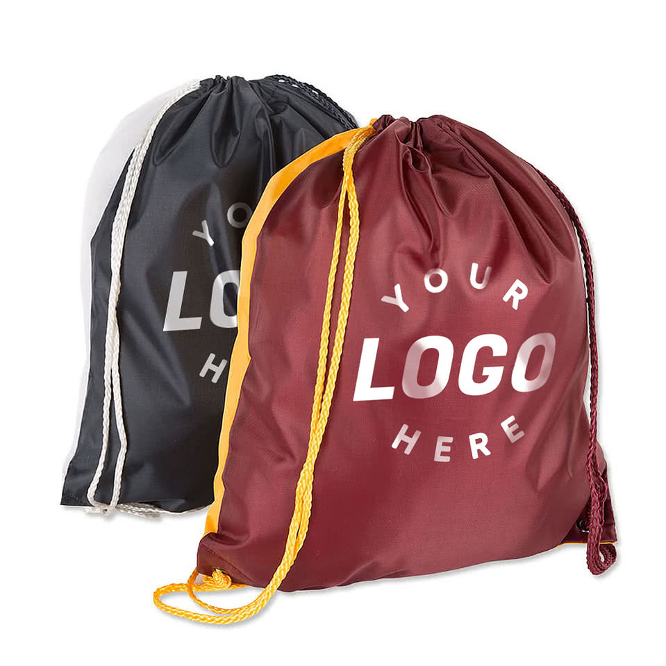 Spirit Two-Tone Drawstring Bag