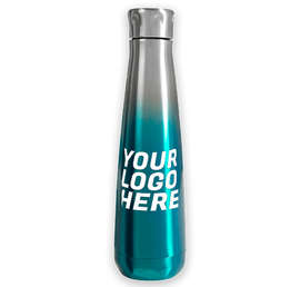 16 oz. Svelte Stainless Steel Ombre Insulated Water Bottle