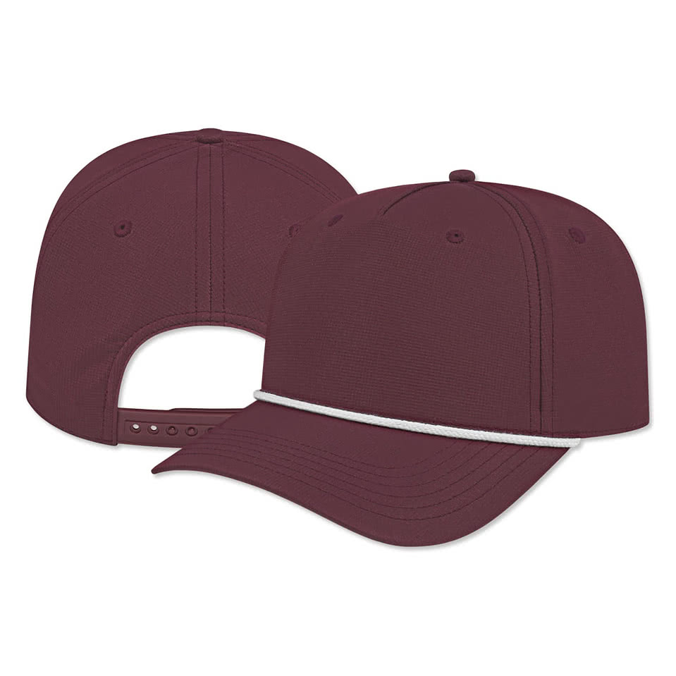 Cap America Athletic Rope Snapback Baseball Hat - Embroidered