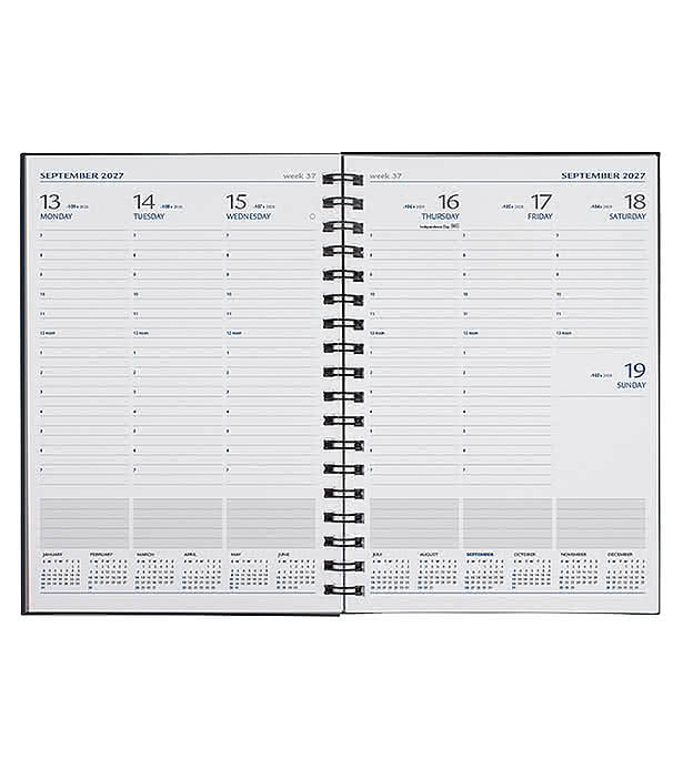 Castelli WireO Tucson Grande White Weekly Diary