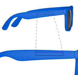 Youth Matte Sunglasses - Color: Blue
