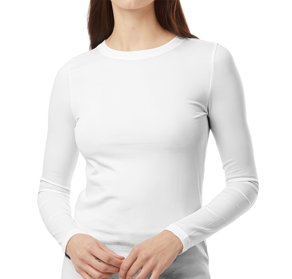 Jaanuu Women's RegenX Cotton Underscrub Long Sleeve T-shirt - Printed-default