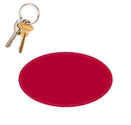 5.75 in. x 3.375 in. Oval Car Magnet - Color: Cardinal