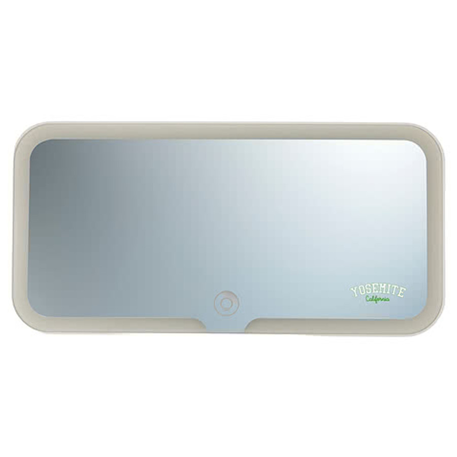 Car Visor Mirror with LED Lighting in White