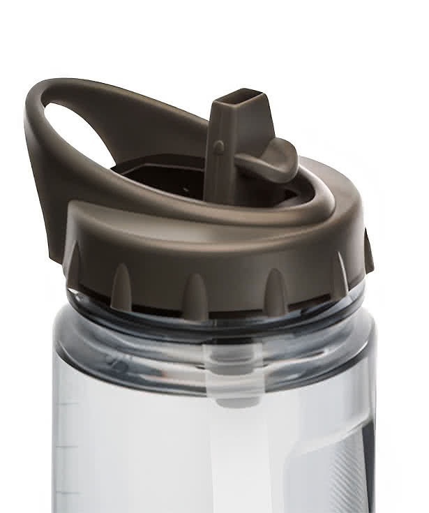26 oz. Basecamp Metro Flip-Top Water Bottle