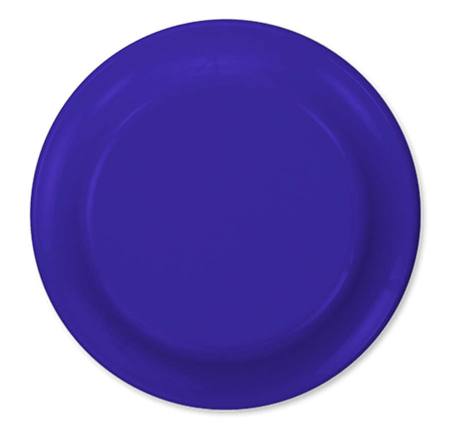 Solid Frisbees in Blue
