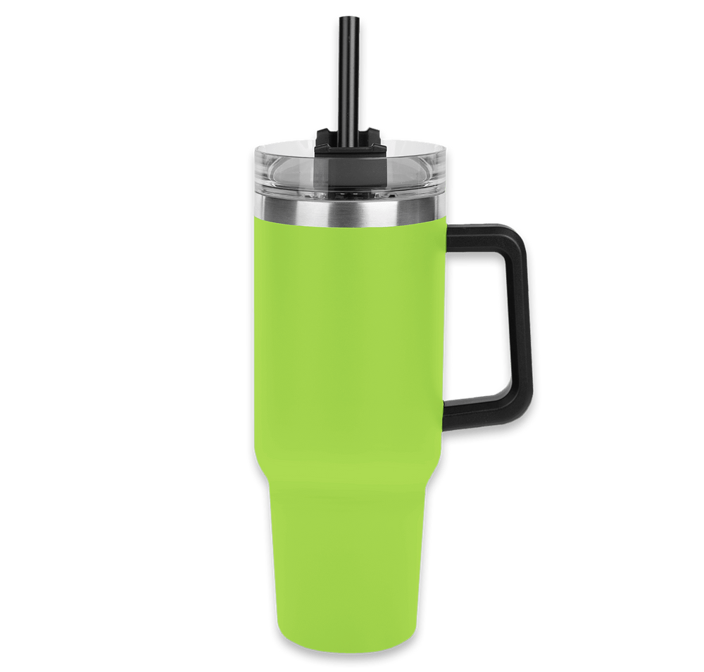 Laser Engraved 40 oz. Intrepid Stainless Steel Tumbler with Straw-default