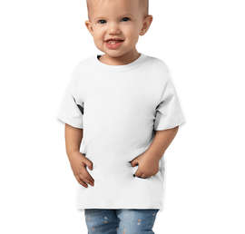 Bella + Canvas Toddler Jersey Short-Sleeve T-shirt - Color: White