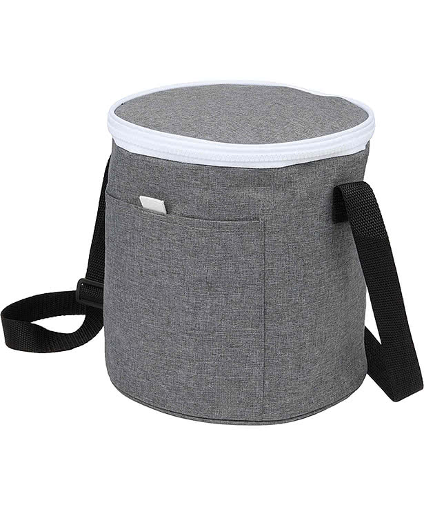 Full Color Round Recycled 9 Can Cooler Bag