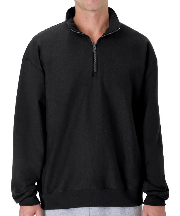 Hanes Beefy Sweats Heavyweight Quarter Zip Sweatshirt