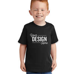 Port & Company Toddler Core Cotton T-shirt - Color: Jet Black