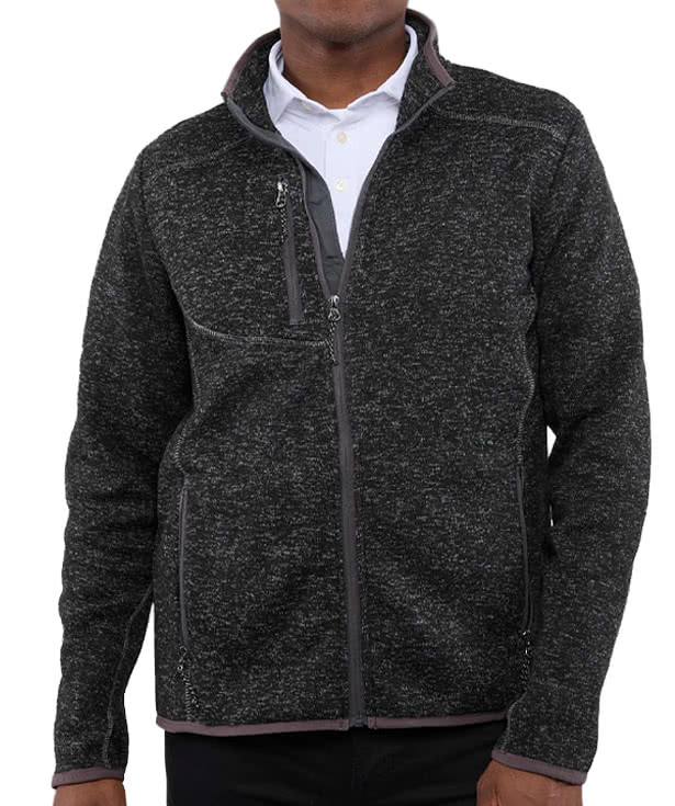 Elevate Tremblant Sweater Knit Full Zip Jacket