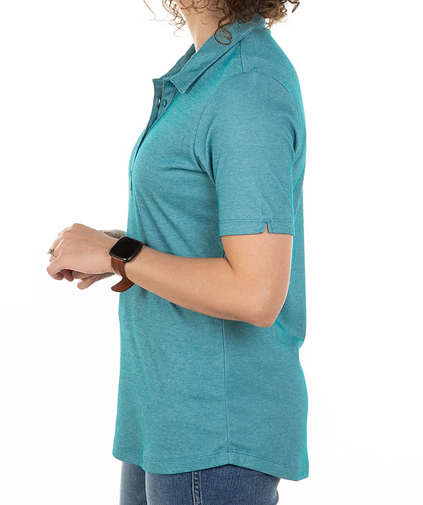 Port Authority Women's Fine Performance Pique Polo - Embroidered