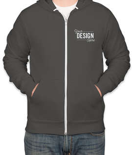 Canada - Bella + Canvas Ultra Soft Zip Hoodie - Color: Asphalt