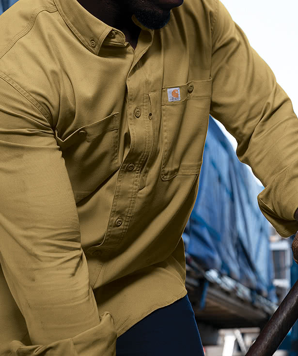 キハダsar Carhartt 106689 Mens RUGGED PROFESSIONAL™ SERIES Relaxed Fit