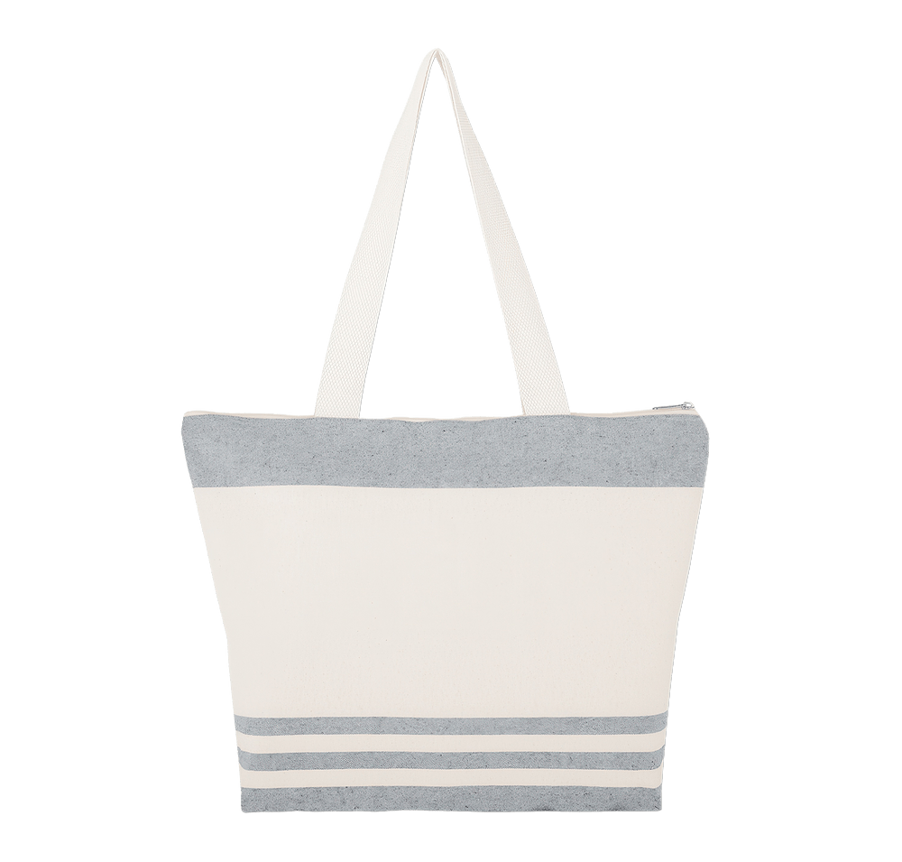 Marlo Recycled Cotton Zippered Tote Bag-default