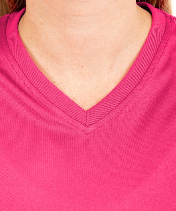 Hanes Women's Cool Dri V-Neck Performance Shirt