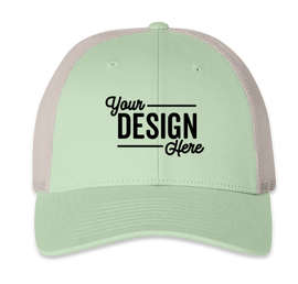 Richardson Low Profile Trucker Hat - Color: Patina Green / Birch