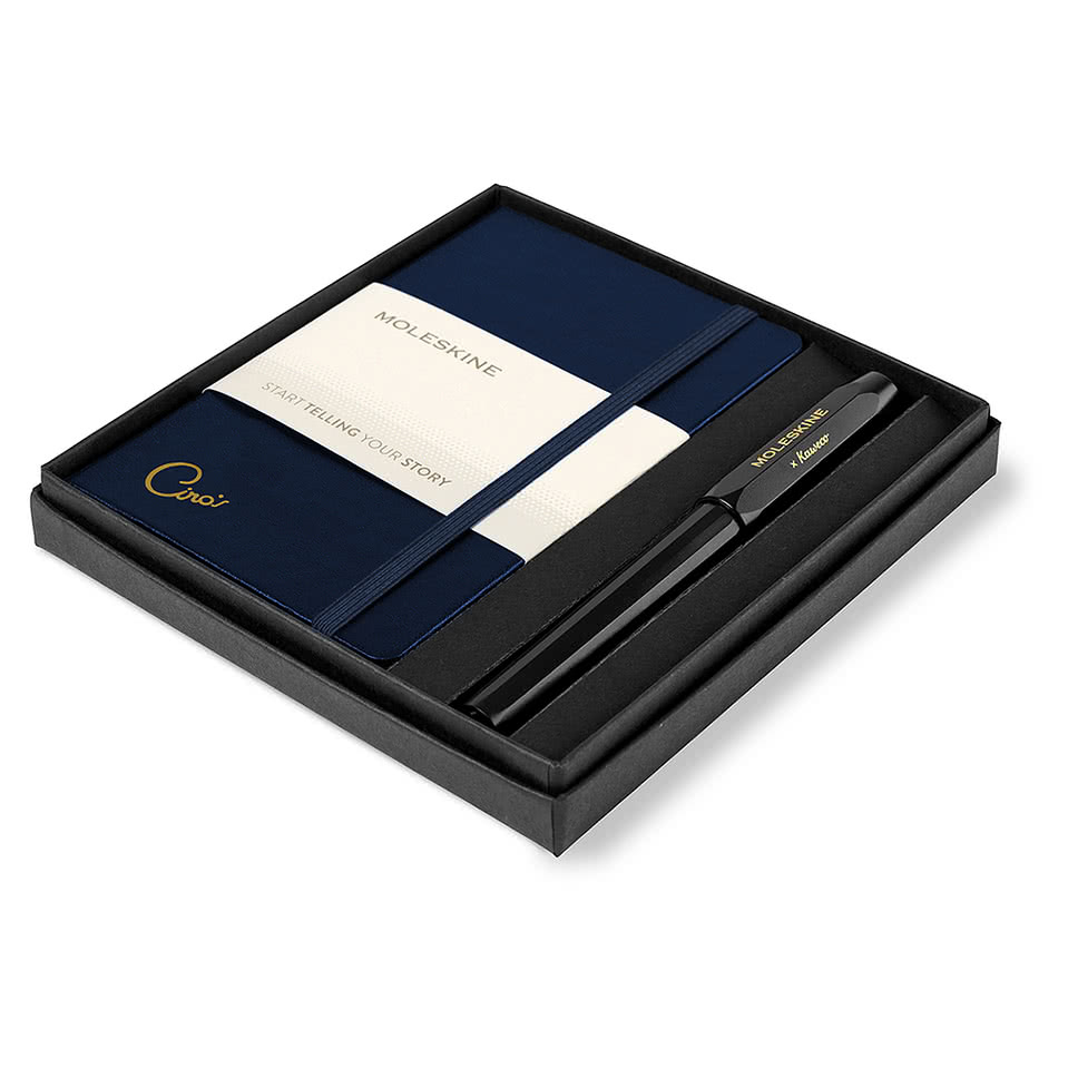 Moleskine Pocket Notebook and Kaweco Pen Gift Set