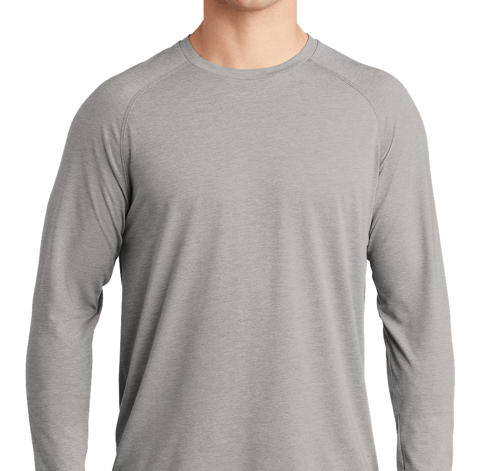 Sport-Tek Tri-Blend Long Sleeve Performance Shirt-default