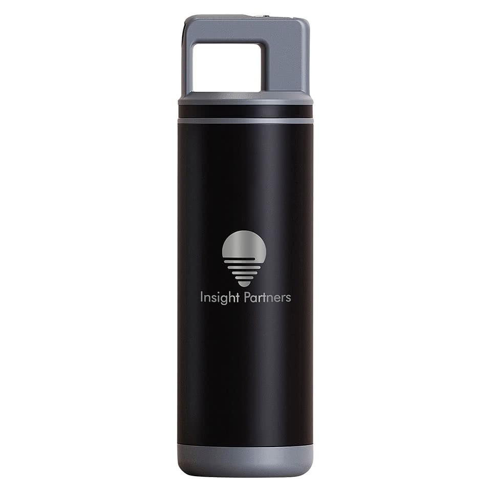 Grosche Laser Engraved 20 oz. Alpine Flip N Sip Insulated Water Bottle