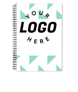 Triangle Border JournalBooks ® Spiral Notebook - Color: Seafoam