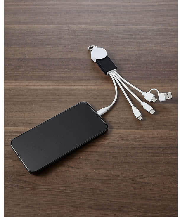 4-in-1 Recycled Charging Cable with Watch Charger
