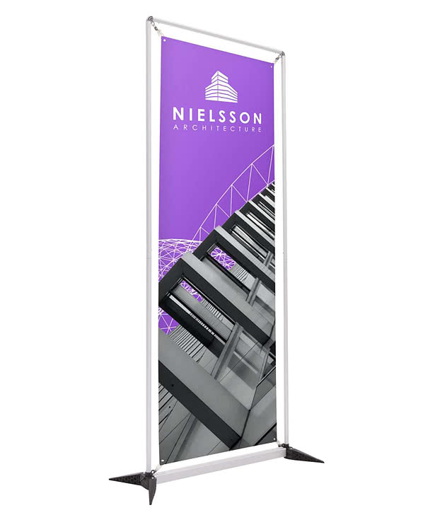 Full Color 41" x 82" FrameWorx Single-Sided Banner Display Kit