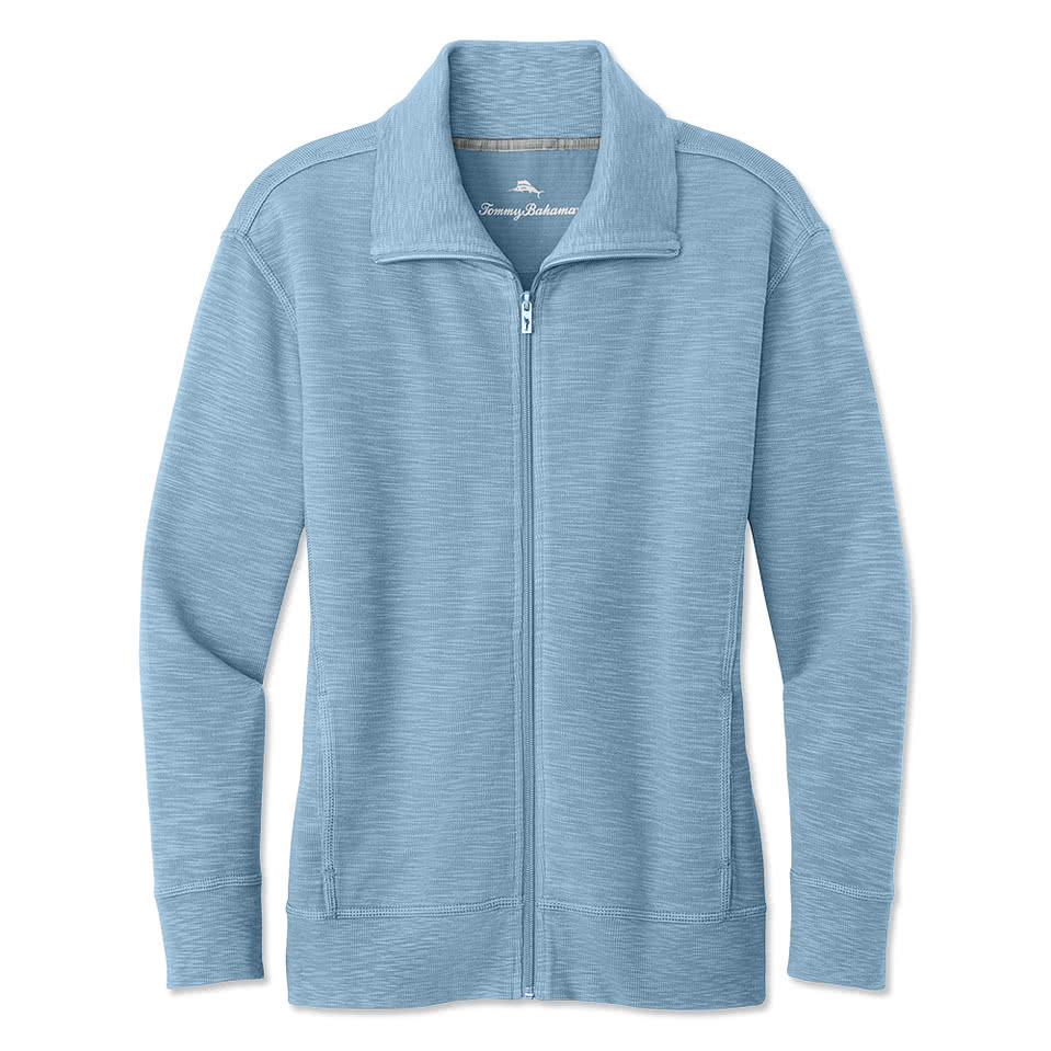 Tommy Bahama Women's Tobago Bay Slub Full Zip Sweatshirt