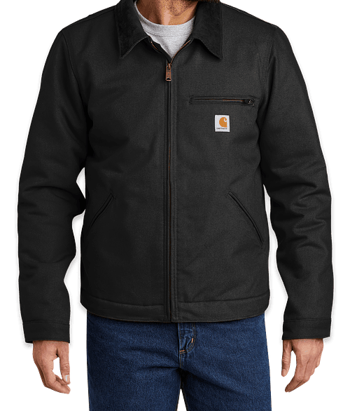 Custom Carhartt Tall Duck Detroit Jacket - Embroidered - Design