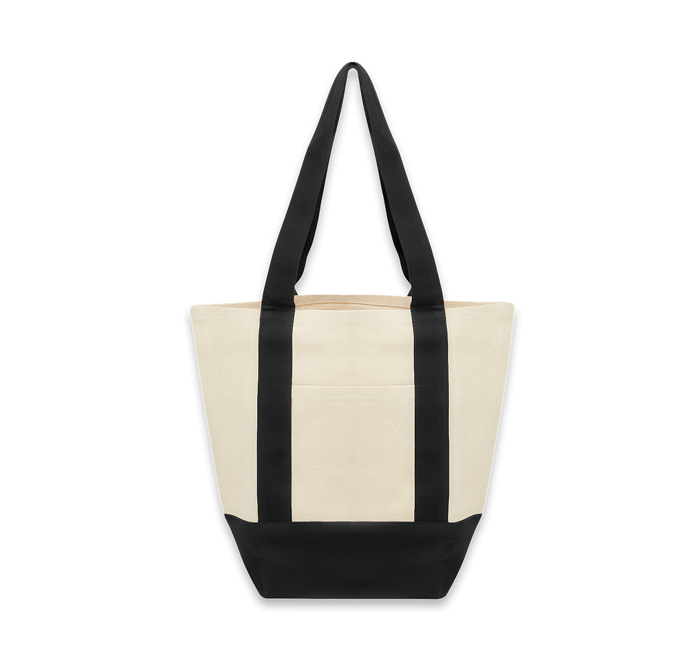 Full Color Starboard Small Recycled Cotton Canvas Tote Bag-default